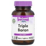 тройной бор, 90 растительных капсул (3 мг в 1 капсуле) — Bluebonnet Nutrition