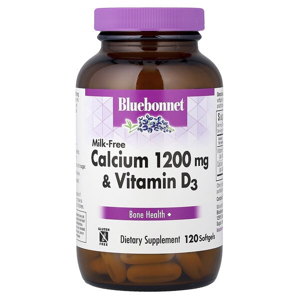 blb00704_v_44.jpg кальций и витамин D3, 120 капсул — Bluebonnet Nutrition