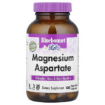 Аспартат магния, 100 растительных капсул (200 мг на капсулу) — Bluebonnet Nutrition