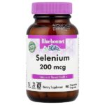 селен, 200 мкг, 90 растительных капсул — Bluebonnet Nutrition