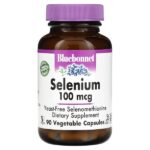 Селен, 100 мкг, 90 растительных капсул — Bluebonnet Nutrition