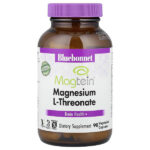 Magtein® L-треонат магния, 90 растительных капсул (48 мг в 1 капсуле) — Bluebonnet Nutrition