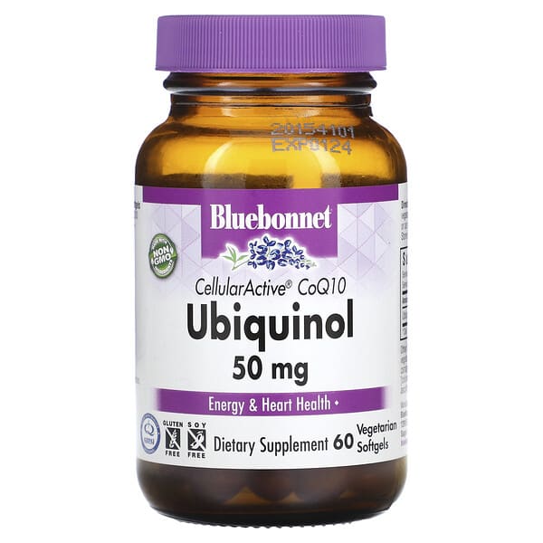 blb00791_v_35.jpg CellularActive CoQ10, убихинол, 50 мг, 60 вегетарианских капсул — Bluebonnet Nutrition