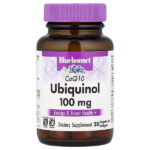 коэнзим Q10, убихинол, 100 мг, 30 вегетарианских капсул — Bluebonnet Nutrition
