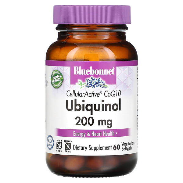 blb00799_v_31.jpg Убихинол CellullarActive CoQ10, 200 мг, 60 растительных капсул — Bluebonnet Nutrition