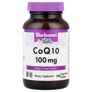 CoQ10, 120 вегетарианских капсул — Bluebonnet Nutrition