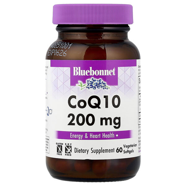 blb00820_v_45.jpg CoQ10, 200 мг, 60 желатиновых капсул — Bluebonnet Nutrition
