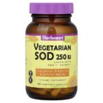 Super Fruit, Vegetarian SOD, экстракт плодов канталупы, 250 МЕ, 60 растительных капсул — Bluebonnet Nutrition