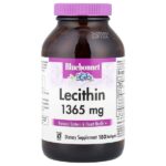 натуральный лецитин, 1365 мг, 180 мягких желатиновых капсул — Bluebonnet Nutrition