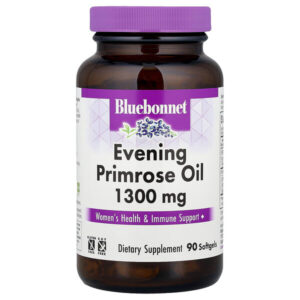 масло примулы вечерней, 1300 мг, 90 мягких желатиновых капсул — Bluebonnet Nutrition