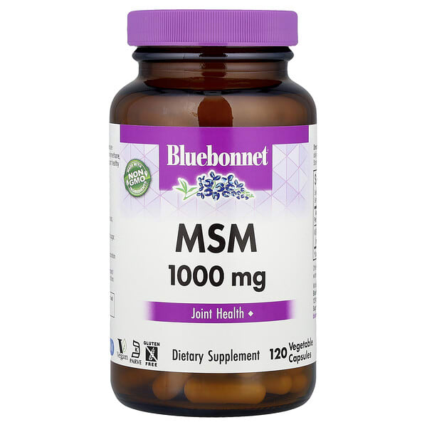 blb00960_v_43.jpg МСМ, 1000 мг, 120 растительных капсул — Bluebonnet Nutrition