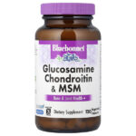 Глюкозамин, хондроитин и МСМ, 120 растительных капсул — Bluebonnet Nutrition