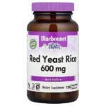 красный ферментированный рис, 600 мг, 120 вегетарианских капсул — Bluebonnet Nutrition
