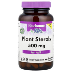 Растительные стеролы, 90 растительных капсул — Bluebonnet Nutrition