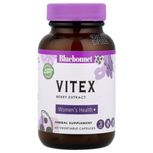 экстракт ягод витекса, 60 растительных капсул (225 мг в 1 капсуле) — Bluebonnet Nutrition