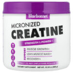 микронизированный креатин в порошке, без добавок, 300 г (10,58 унции) — Bluebonnet Nutrition