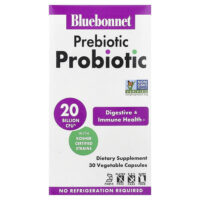 пребиотик и пробиотик, 30 растительных капсул — Bluebonnet Nutrition