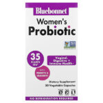 пробиотик для женщин, 30 растительных капсул — Bluebonnet Nutrition