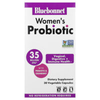 пробиотик для женщин, 30 растительных капсул — Bluebonnet Nutrition