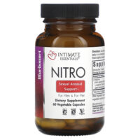Intimate Essentials, Nitro, для мужчин и для нее, 60 растительных капсул (300 мг в 1 капсуле) — Bluebonnet Nutrition