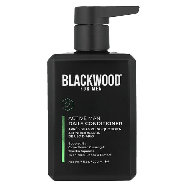 blk01344_v_24.jpg Blackwood For Men, Active Man, кондиционер для ежедневного использования, гвоздика, женьшень и японская свертия, 200 мл (7 жидк. унц.)