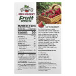 Fruit Crisps, клубника, 12 пакетиков на одну порцию, 7,5 г (0,26 унции) — Brothers-All-Natural — изображение 2
