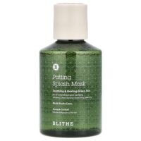 Patting Splash Mask, успокаивающая и заживляющая маска с зеленым чаем, 150 мл (5,07 жидк. унции) — Blithe