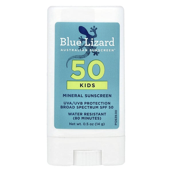 blz01205_v_25.jpg Минеральное солнцезащитное средство-стик для детей, SPF 50+, 14 г (0,5 унции) — Blue Lizard Australian Sunscreen