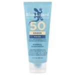 Sheer, минеральный солнцезащитный крем для лица, SPF 50, 50 мл (1,7 жидк. унции) — Blue Lizard Australian Sunscreen