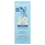 Sheer, минеральный солнцезащитный крем для лица, SPF 50, 50 мл (1,7 жидк. унции) — Blue Lizard Australian Sunscreen — изображение 2