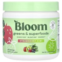 Greens & Superfoods, клубника и киви, 180,9 г (6,38 унции) — Bloom