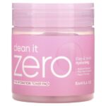 Clean it Zero, увлажняющие салфетки с розовым тонером, 70 подушечек, 235 мл (7,94 жидк. унц.) — Banila Co