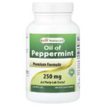 масло перечной мяты, 250 мг, 120 капсул — Best Naturals