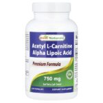 ацетил-L-карнитин и альфа-липоевая кислота, 120 капсул — Best Naturals