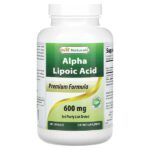 Альфа-липоевая кислота, 600 мг, 240 капсул — Best Naturals