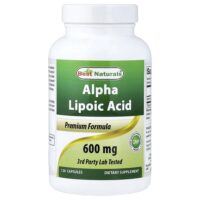 Alpha Lipoic Acid, 600 mg, 120 Capsules — Best Naturals