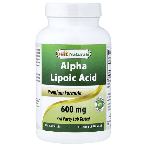 bnr01268_v_42.jpg Alpha Lipoic Acid, 600 mg, 120 Capsules — Best Naturals