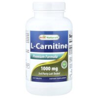 L-карнитин, 1000 мг, 120 таблеток — Best Naturals