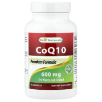 CoQ10, 600 мг, 60 капсул — Best Naturals