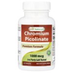 Chromium Picolinate, 1000 mcg , 120 Tablets — Best Naturals