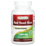 красный ферментированный рис, 1200 мг, 120 таблеток — Best Naturals