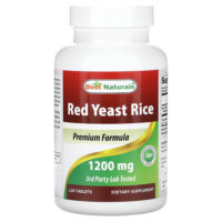 красный ферментированный рис, 1200 мг, 120 таблеток — Best Naturals