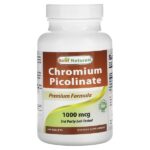 Пиколинат хрома, 1000 мкг, 240 таблеток — Best Naturals