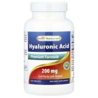 Гиалуроновая кислота, 200 мг, 120 таблеток — Best Naturals