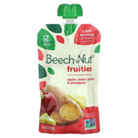 Фрукты, от 6 месяцев, яблоко, батат и ананас, 99 г (3,5 унции) — Beech-Nut