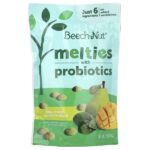 Melties с пробиотиками, для детей от 8 месяцев, груша, манго, шпинат и йогурт, 28 г (1 унция) — Beech-Nut