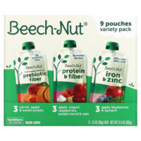 Variety Pack, от 12 месяцев, 9 пакетиков, 99 г (3,5 унции) — Beech-Nut