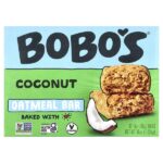 Кокосовые и овсяные батончики, 12 батончиков, 85 г (3 унции) — Bobo's Oat Bars