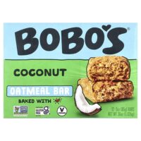 Кокосовые и овсяные батончики, 12 батончиков, 85 г (3 унции) — Bobo's Oat Bars
