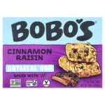 Овсяный батончик, корица и изюм, 12 батончиков по 85 г (3 унции) — Bobo's Oat Bars